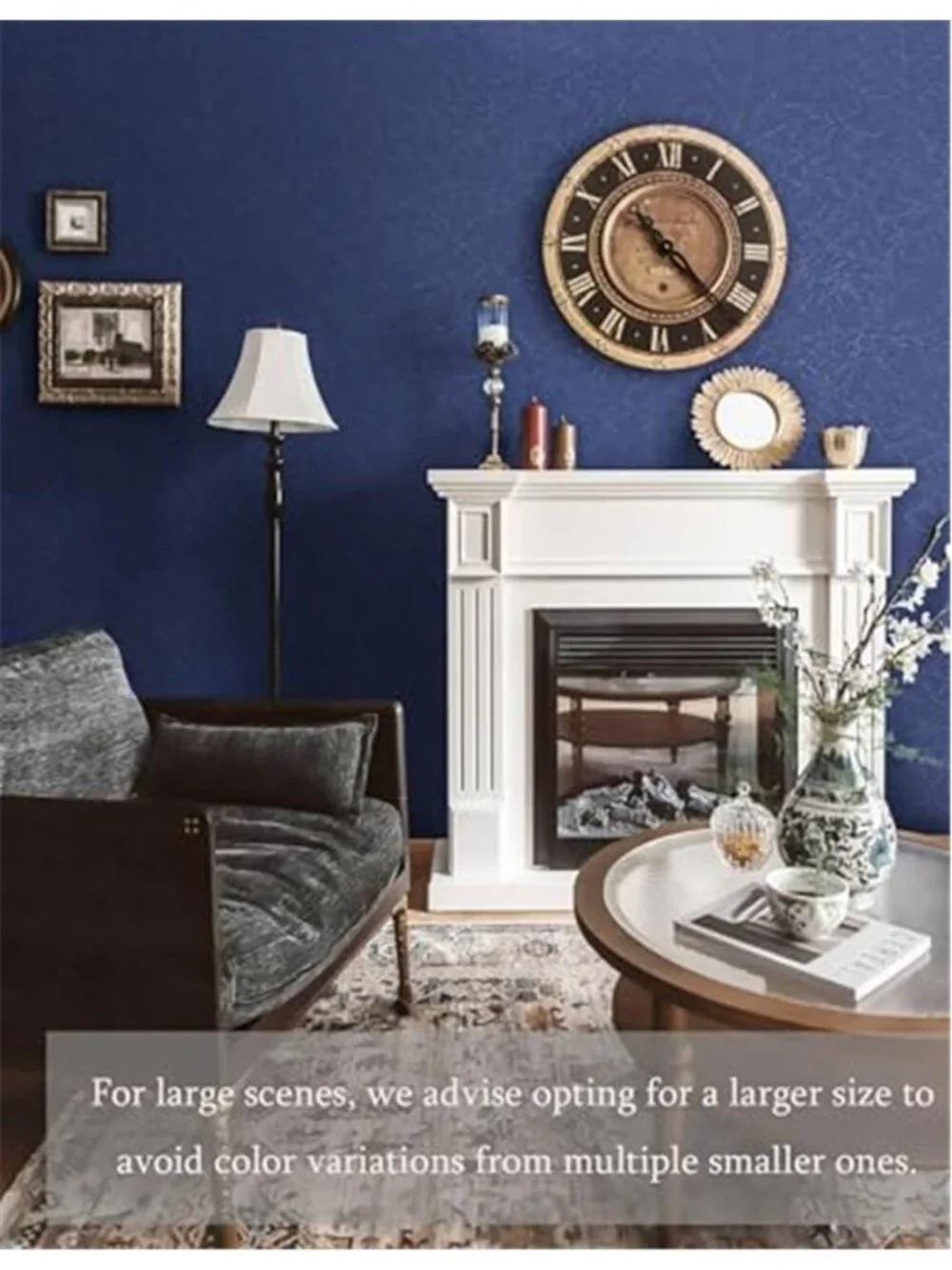Navy Blue Peel And Stick Wallpaper Waterproof Vinyl Contact Paper Decor
